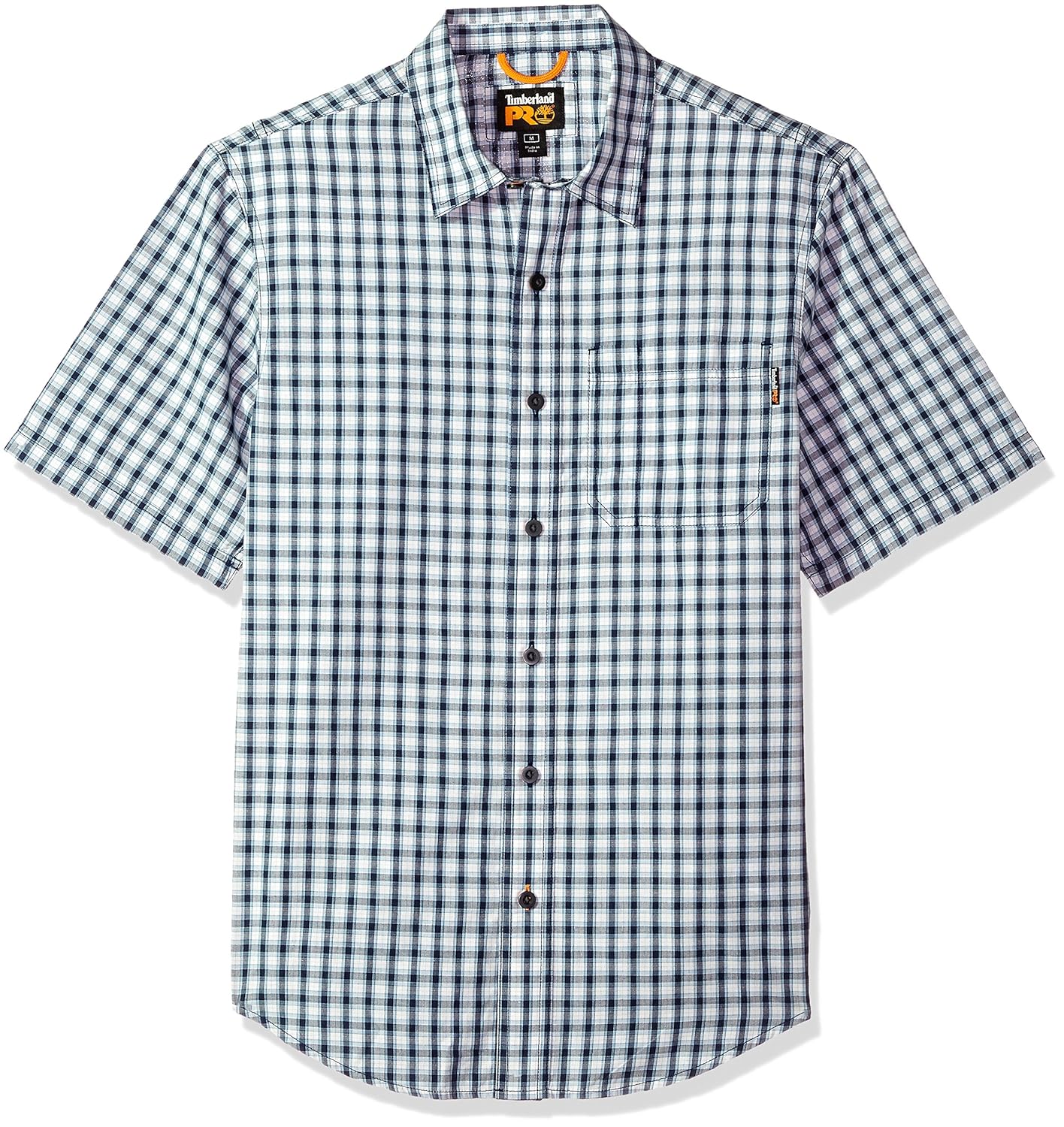 timberland pro 男式 plotline 短袖格子工装衬衫